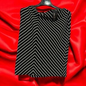 Black and White Striped Top by Next